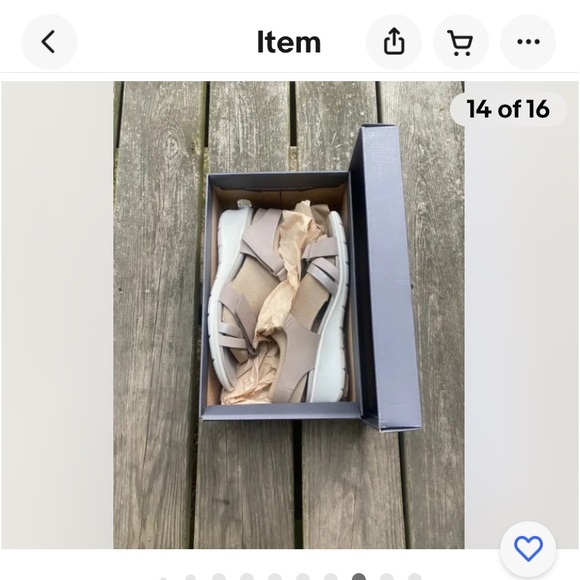 NEW IN BOX - ECCO Women's Felicia Ankle Strap Sandal Wedge (9-9.5) - Picture 16 of 16